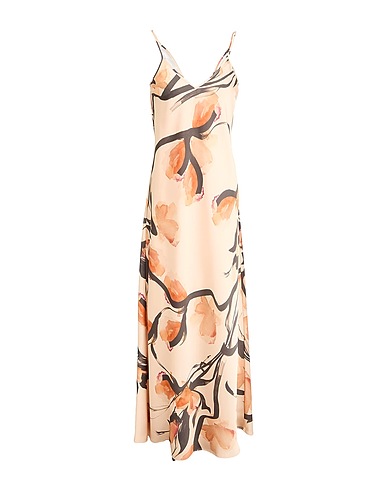 MAX&Co. Long dress VALAIS Beige 100% Polyester