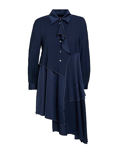 HIGH Midi dress TECH Midnight blue 100% Polyester