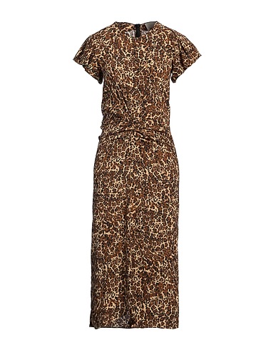 ISABEL MARANT Elegant dress Beige 91% Silk, 9% Elastane