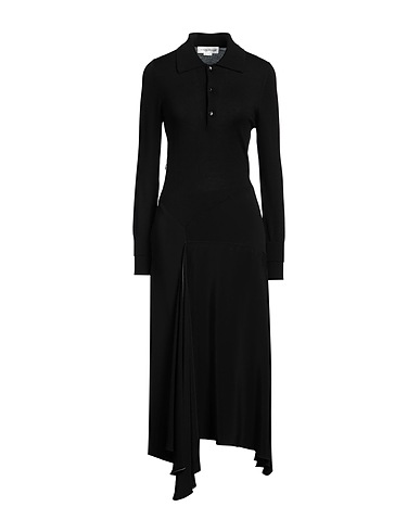 VICTORIA BECKHAM Long dress Black 100% Wool, Viscose