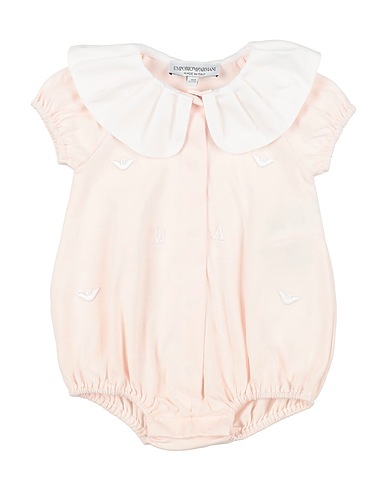 EMPORIO ARMANI Baby bodysuit Light pink 100% Cotton