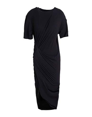 MUGLER Vestito midi Nero 91% Cotone, 9% Elastan