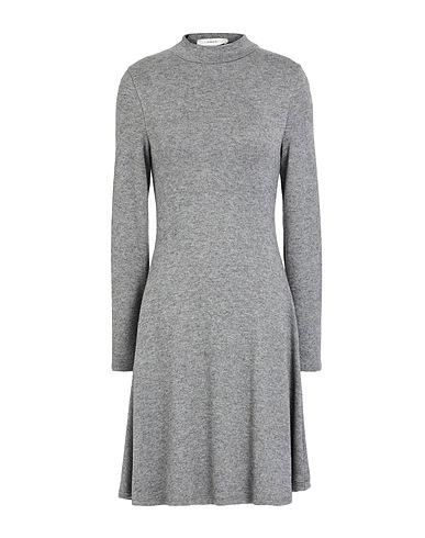 VINCE. Short dress Grey 50% Rayon, 27% Polyester, 21% Nylon, 2% Elastane