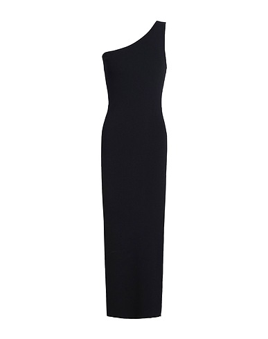 TOTEME Langes Kleid Schwarz 55% Viskose, 43% Recyceltes Polyamid, 2% Polyurethan