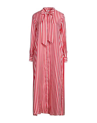 MAX MARA Midi-Kleid Rot 100% Seide