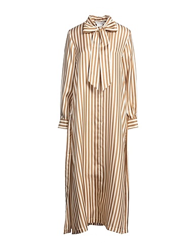 MAX MARA Midi dress Camel 100% Silk