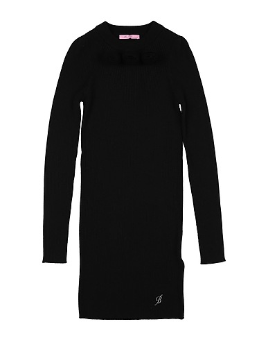MISS BLUMARINE Dress Black 50% Acrylic, 50% Wool