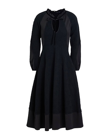 HIGH Midi dress USE Black 50% Cotton, 50% Nylon, Elastane