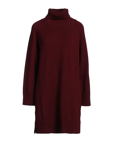 MAX MARA Knit dress Burgundy 100% Virgin Wool