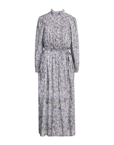 MARANT ÉTOILE Long dress Light grey 100% Cotton