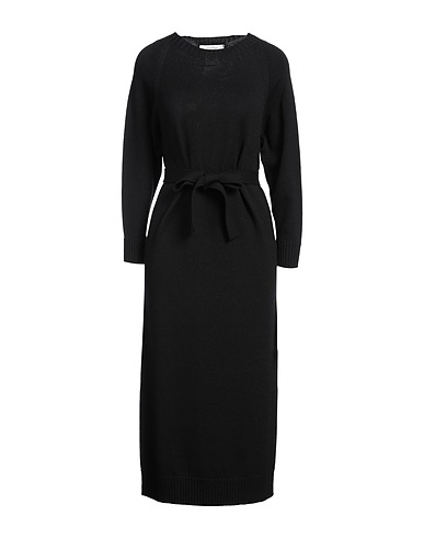 MAX MARA Knit dress LEISURE Black 100% Virgin Wool