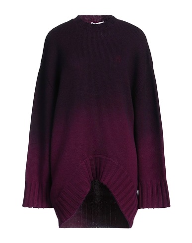 THE ATTICO Short dress Plum 70% Wool, 30% Cashmere