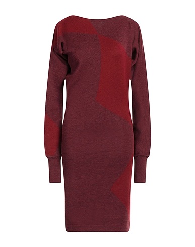 PHILOSOPHY di LORENZO SERAFINI Vestito in Maglia Bordeaux 50% Lana Vergine, 50% Acrilico