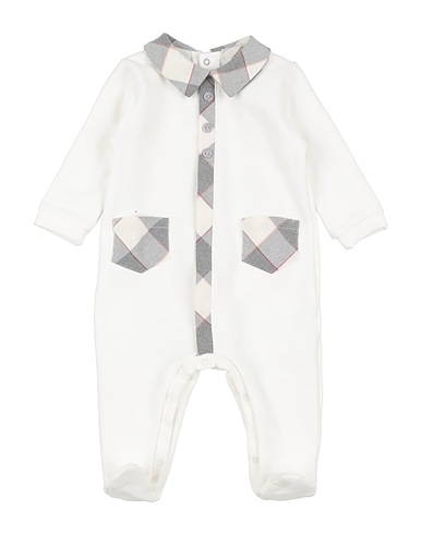 LALALÙ Baby jumpsuit  Cream 92% Cotton, 8% Elastane