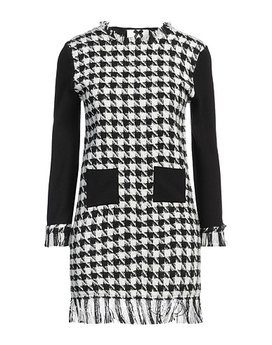 NO SECRETS Sheath dress Black 51% Viscose, 29% Polyester, 20% Polyamide