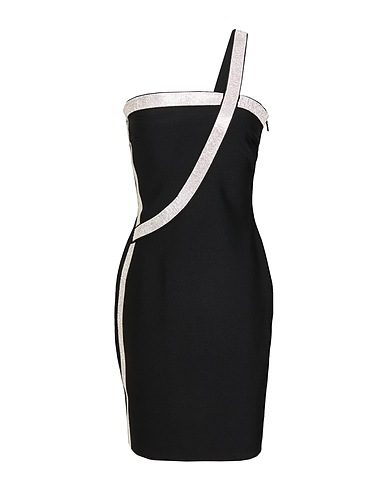 NO SECRETS Elegant dress Black 90% Polyester, 10% Elastane