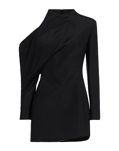 KHAITE Sheath dress Black 75% Viscose, 25% Polyamide
