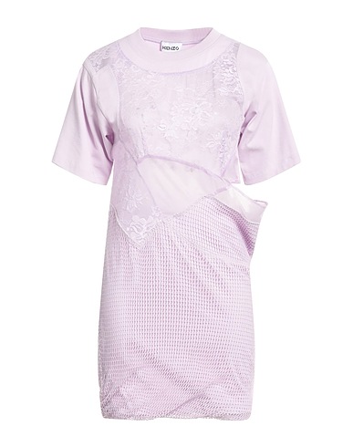 KENZO Short dress Lilac 100% Polyamide, Cotton