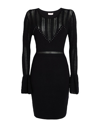 LIU •JO Kurzes Kleid BETTER Schwarz 80% Viskose, 20% Polyamid