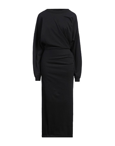 MARANT ÉTOILE Long dress Black 100% Organic cotton, Polyester