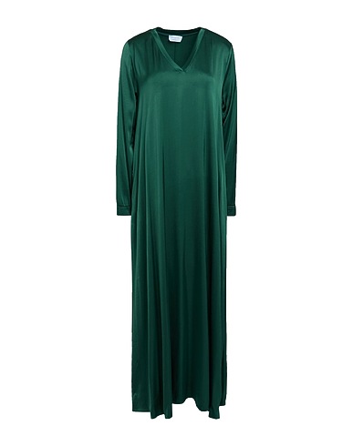 DANIELE FIESOLI Long dress COLLEZIONE N_01 Dark green 97% Viscose, 3% Elastane