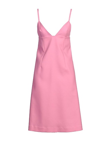 JACQUEMUS Midi dress LA CASA Pink 71% Virgin Wool, 29% Silk