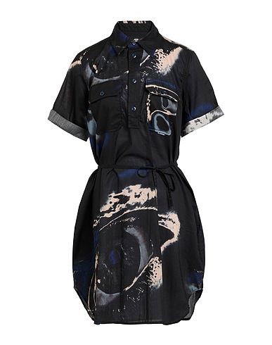 G-STAR RAW Shirt dress Black 100% Cotton