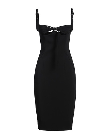 MUGLER Sheath dress Black 96% Viscose, 4% Elastane, Polyamide