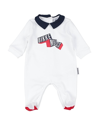 BIKKEMBERGS Strampelanzug für Babys Weiß 100% Baumwolle