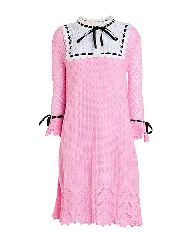 VIVETTA Short dress Pink 100% Cotton