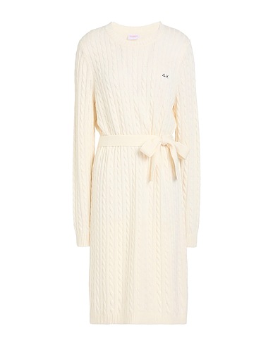 SUN 68 Tubino Bianco 50% Lana Merino, 35% Viscosa, 10% Poliammide, 5% Cachemire