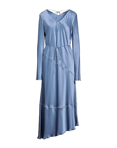 ACNE STUDIOS Midi dress Light blue 85% Acetate, 15% Polyester