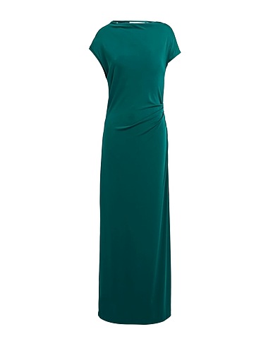 MAISON LAVINIATURRA Elegant dress Green 95% Viscose, 5% Elastane