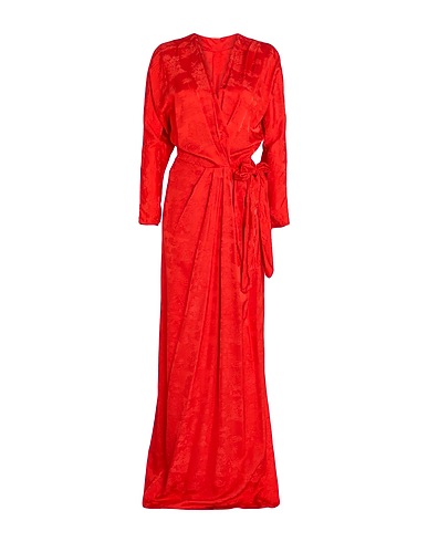 JOHANNA ORTIZ Long dress Tomato red 100% Viscose