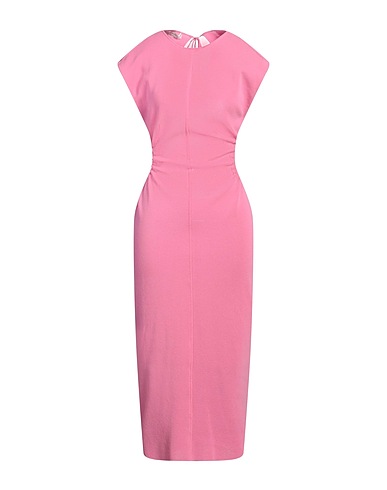 PHILOSOPHY di LORENZO SERAFINI Midi dress Pink 88% Cotton, 12% Polyamide, Elastane