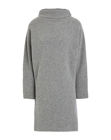 CRUCIANI Short dress Grey 70% Wool, 30% Cashmere