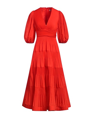 ZIMMERMANN Midi dress Tomato red 100% Polyester