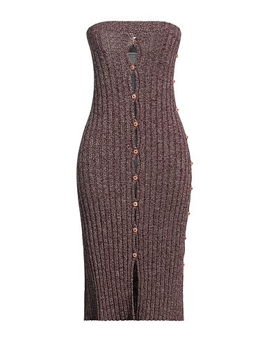 BASERANGE Maxi Skirts Burgundy 100% Organic cotton