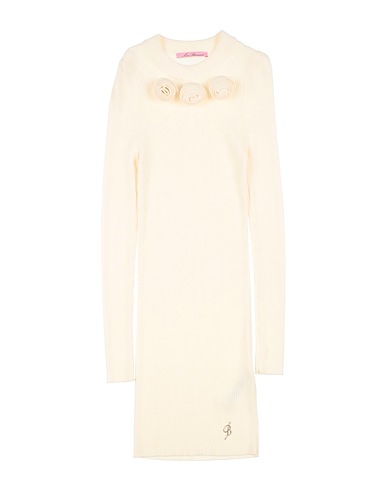 MISS BLUMARINE Kleid Elfenbein 50% Acryl, 50% Wolle