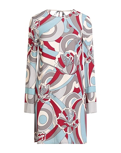 GAUDÌ Short dress Grey 100% Viscose