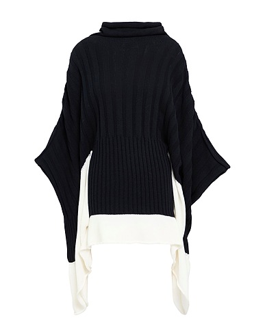 ISSEY MIYAKE Short dress Black 50% Cotton, 50% Acrylic