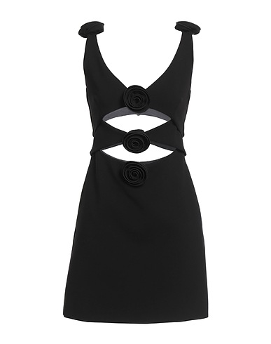 MAGDA BUTRYM Kurzes Kleid Schwarz 96% Wolle, 4% Elastan
