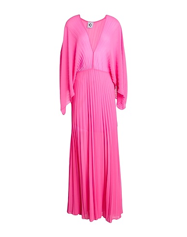 DOUBLE C Langes Kleid Rosa 100% Polyester