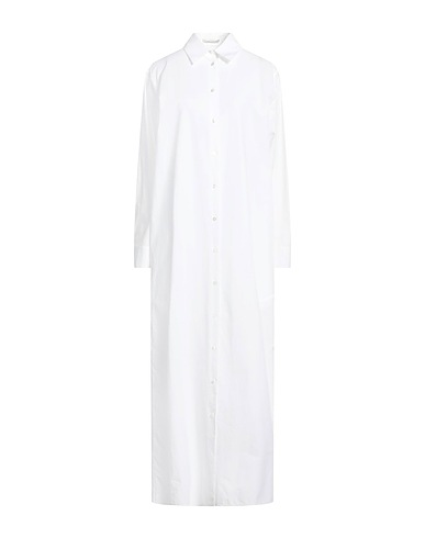 THE ROW Vestito chemisier Bianco 100% Cotone
