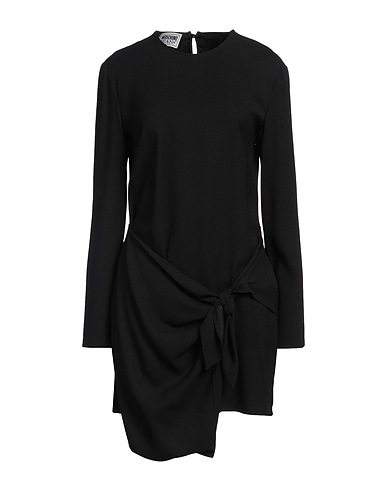 MOSCHINO JEANS Kurzes Kleid Schwarz 82% Acetat, 18% Viskose