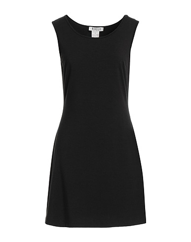 MARELLA Short dress Black 60% Polyester, 32% Rayon, 8% Elastane