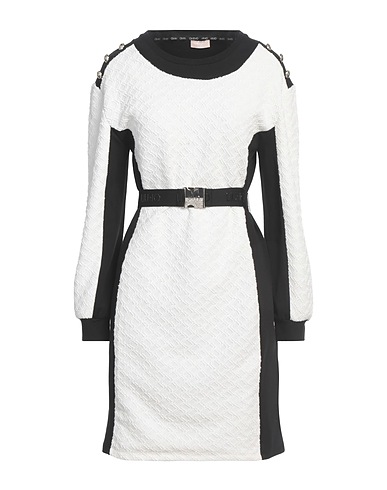 LIU •JO Short dress White 92% Polyester, 8% Elastane, Cotton