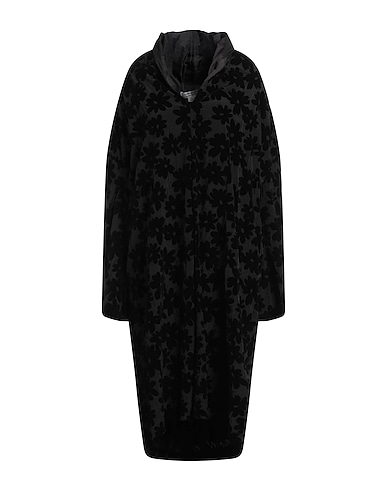 COMME des GARÇONS Midi-Kleid Schwarz 100% Polyester, Rayon