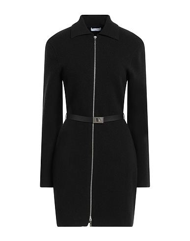 FERRAGAMO Knit dress Black 49% Virgin Wool, 31% Viscose, 15% Polyester, 4% Polyamide, 1% Elastane