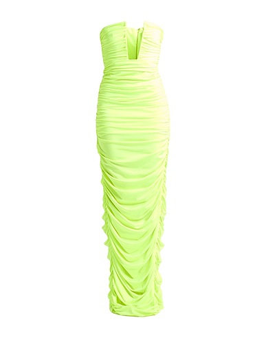 GIUSEPPE DI MORABITO Long dress Lime green 88% Polyamide, 12% Elastane